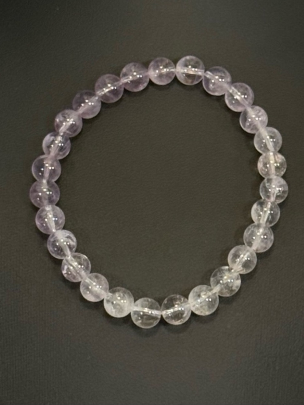 Amethyst Crystal Bead Bracelet